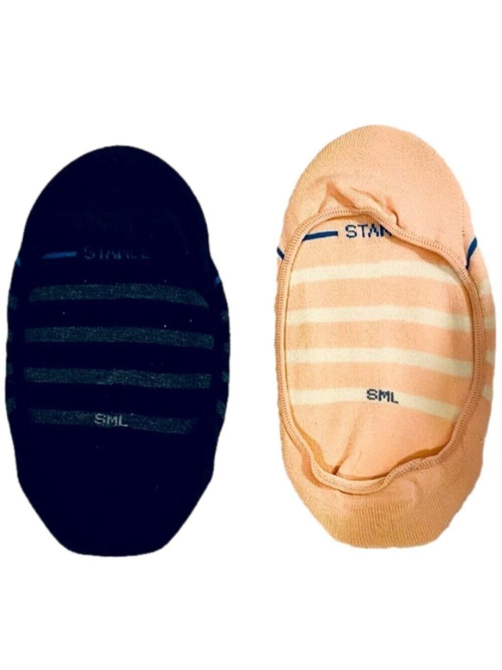 Stance Pink and Black Liner No Show Sock Bundle